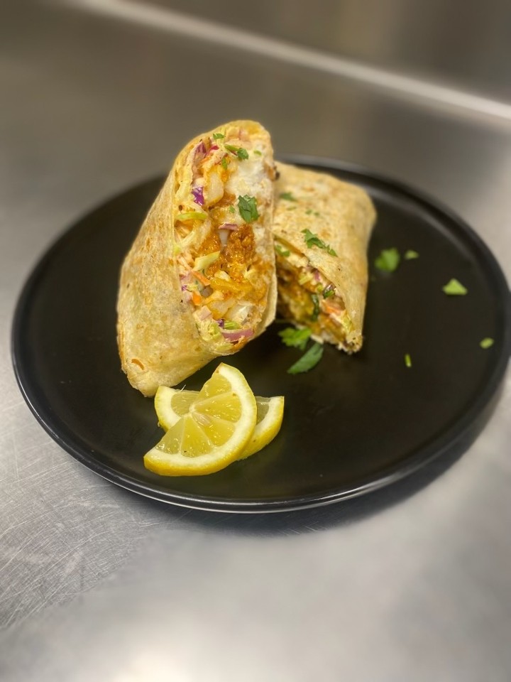 Fish Chips Burrito