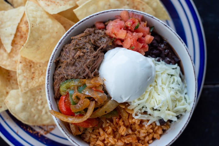 BEEF BARBACOA MEXICAN BOWL