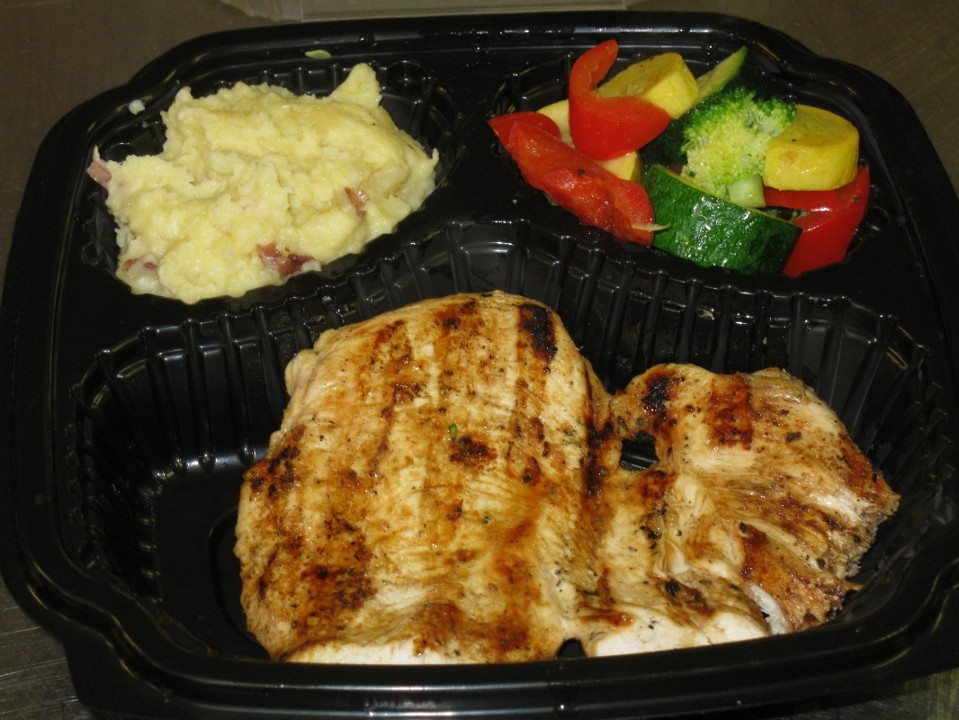 Lunch Grilled Chicken meal