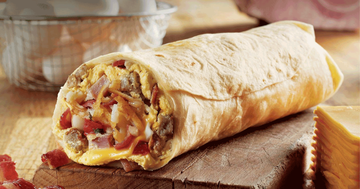 Three Meat Burrito