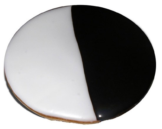 Large New York Black & White Cookie