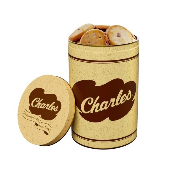 Charles Cookies Choco-Chip  One LB Tin