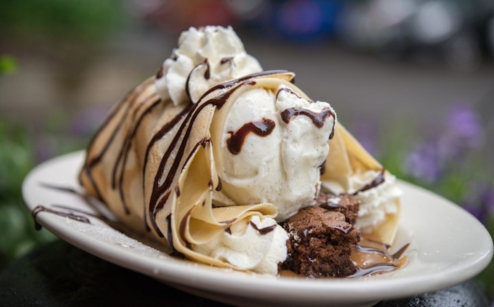 Peanut Butter Brownie Crepe