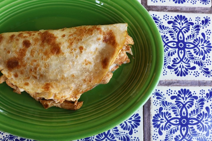 Grilled Chicken or Beef Quesadilla