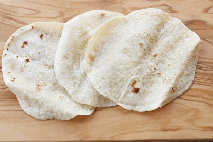 (3) Tortillas (Corn or Flour)