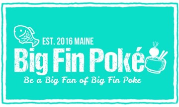 Big Fin Poké South Portland logo