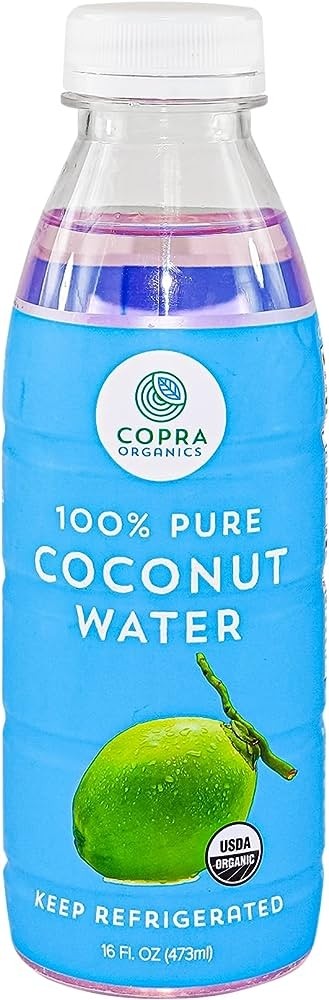 COPRA Organic 100% Pure Coconut Water 16oz