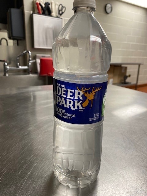 One Liter Deer Park Water