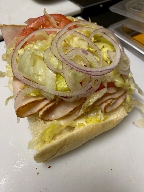 1/2 size of any of our hoagies