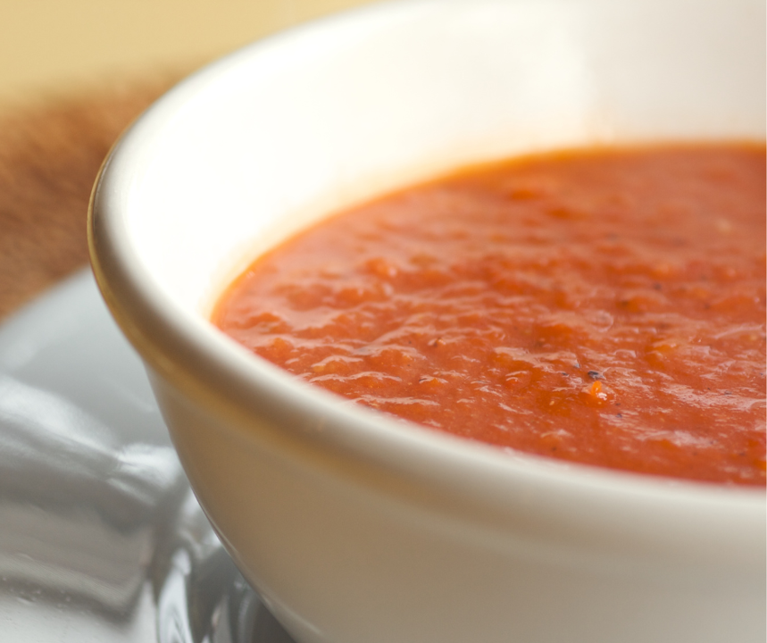 frozen quart vegetarian roasted red pepper and tomato bisque soup