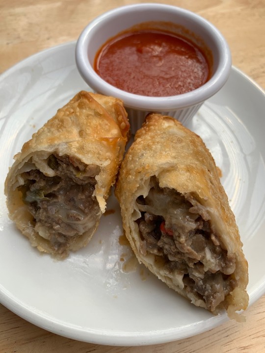 Egg Roll: Philly Cheese Steak