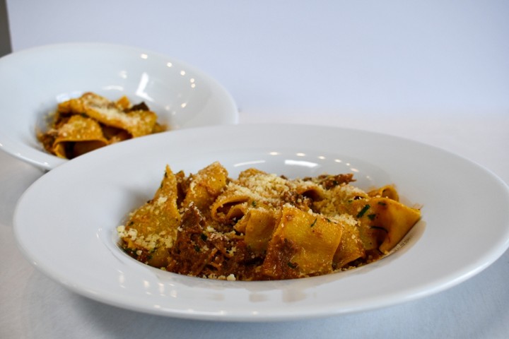 Pappardelle with Braised Wild Boar Bolognese