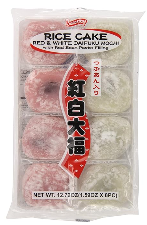 Shirakiku Red and White Daifuku 8pk