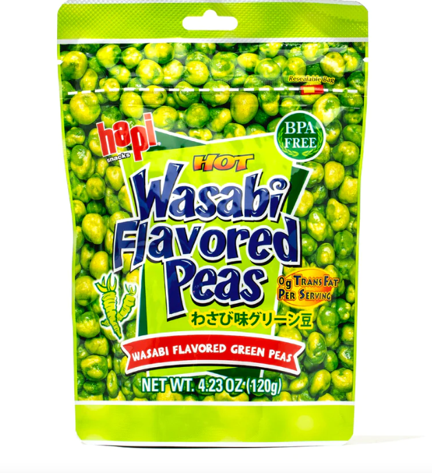 Hapi Wasabi Flavored Green Peas 4.23 oz