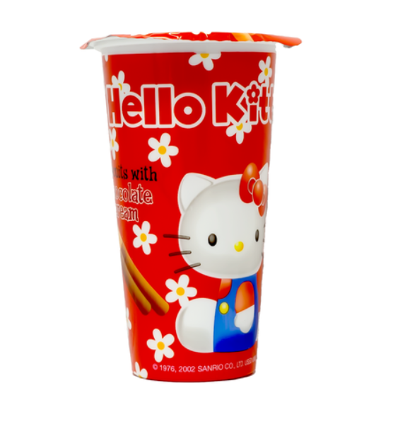 Hello Kitty Dip Biscuits With Chocolate Cream 1.16 oz
