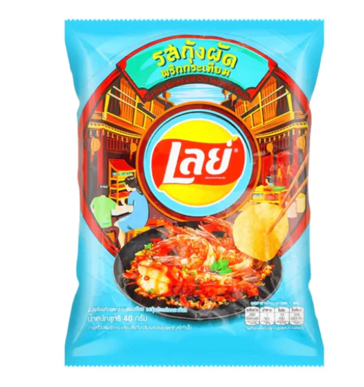 Lay's Fried Shrimp Chili Garlic