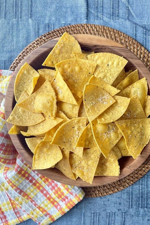 Side Organic Corn Tortilla Nachos (GF)