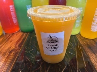 Fresh Orange Juice.
