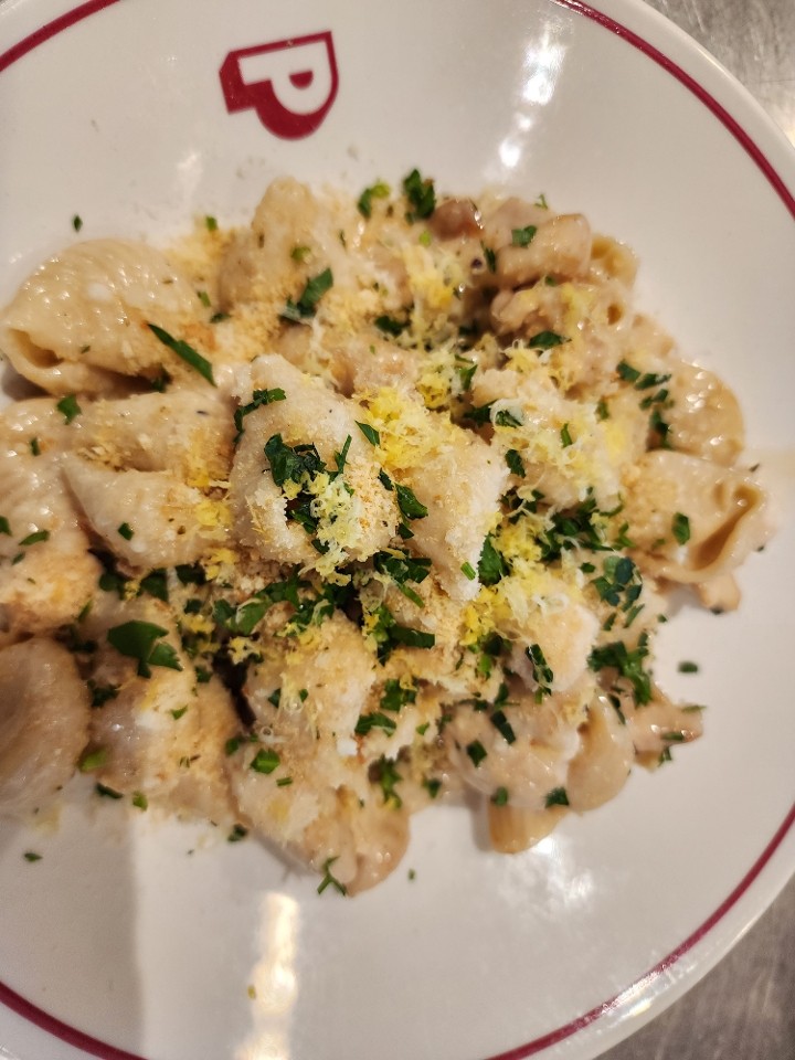 Chicken alfredo lumache