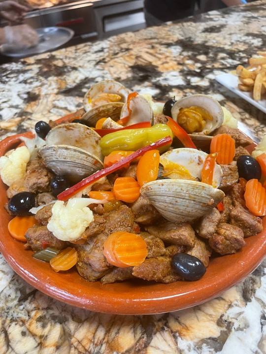 Portuguese Pork & Clams ( Alentejana )