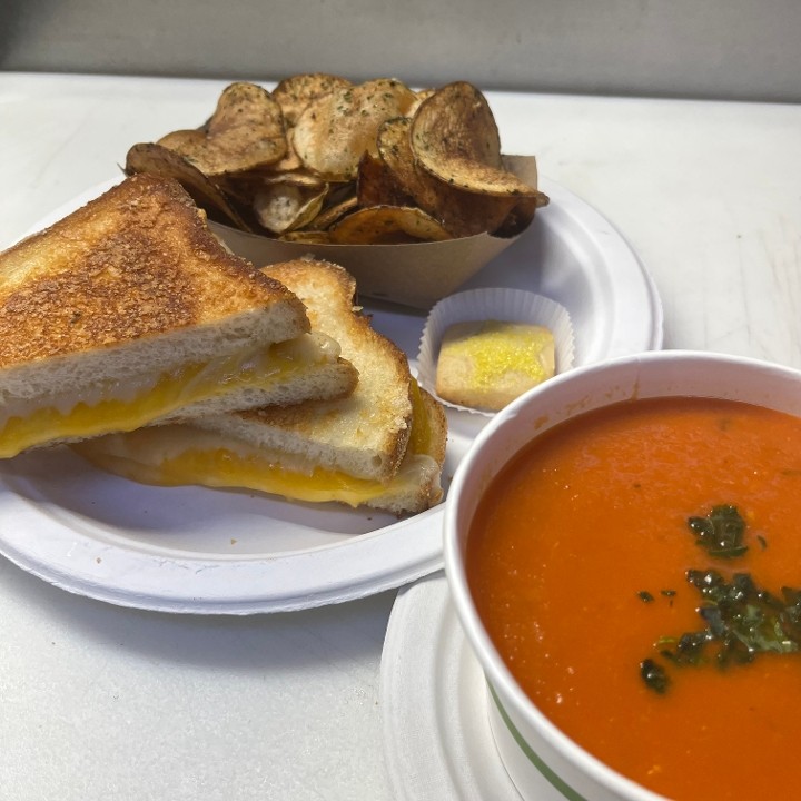 Grilled Cheese and Tomato Soup Special