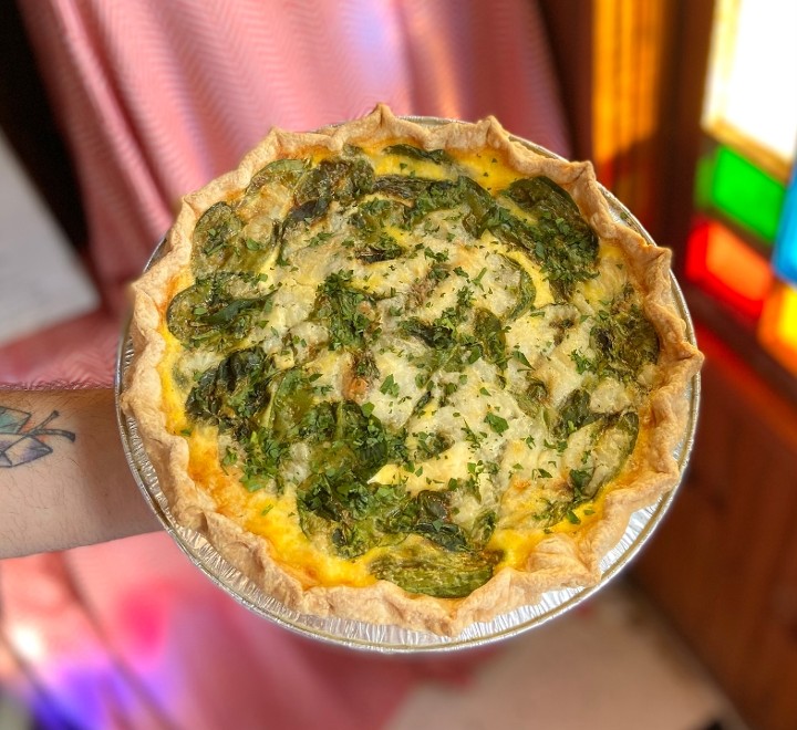 Whole Quiche: Spinach & Feta Cheese