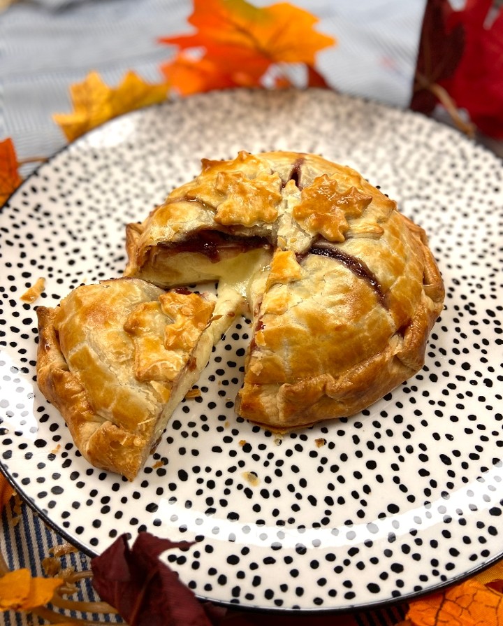 Pastry Wrapped Brie with Cranberry Chutney