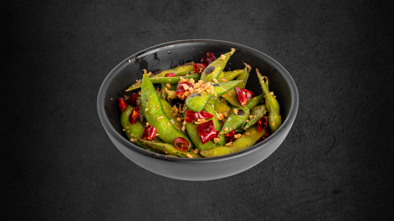 Chili Garlic Edamame