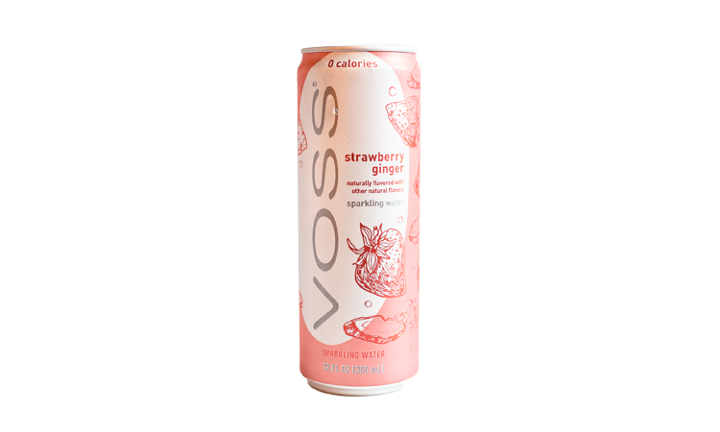 Voss Strawberry Ginger Sparkling Water
