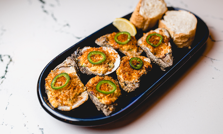 1/2 Dozen Stuffed Jalapeño Oysters