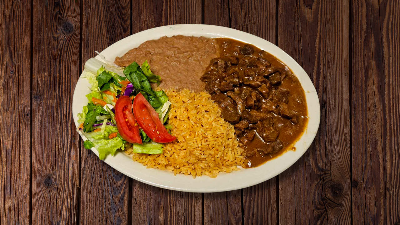 CARNE GUISADA PLATE