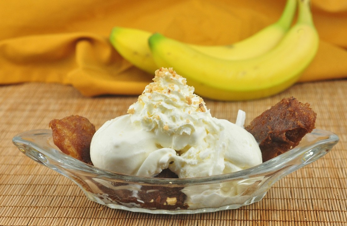 Fried Banana with Ice Cream