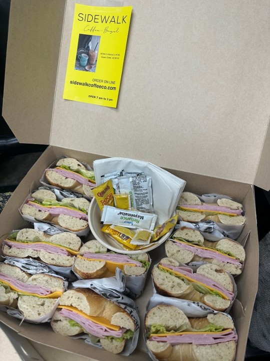 Lunch Bagel Sandwiches (5 full sandwiches)