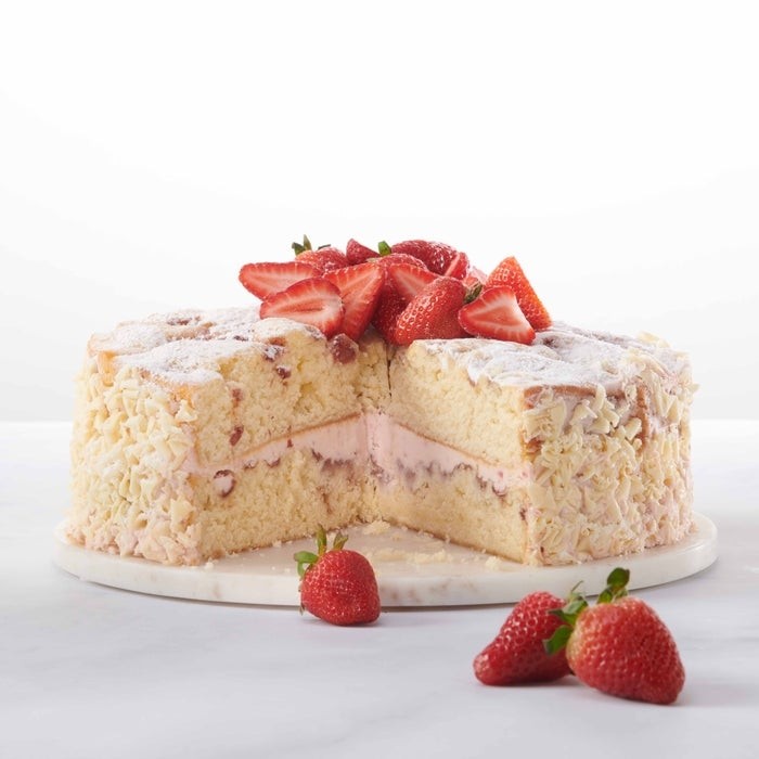 Strawberry Cream Layer Cake