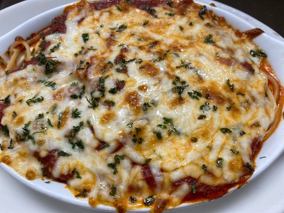 Lunch Baked Spaghetti