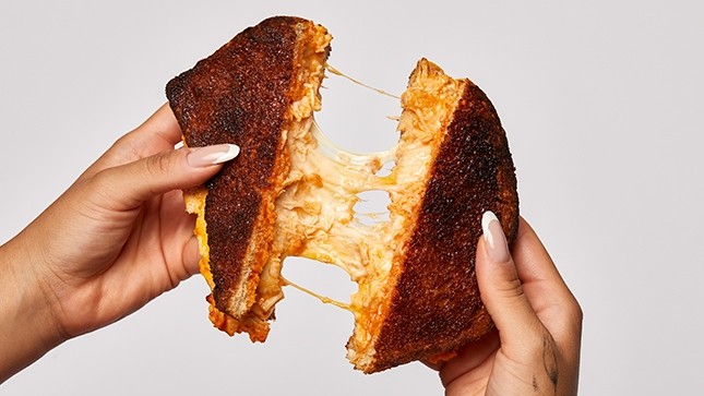 Buffalo Chicken Grilled Cheese