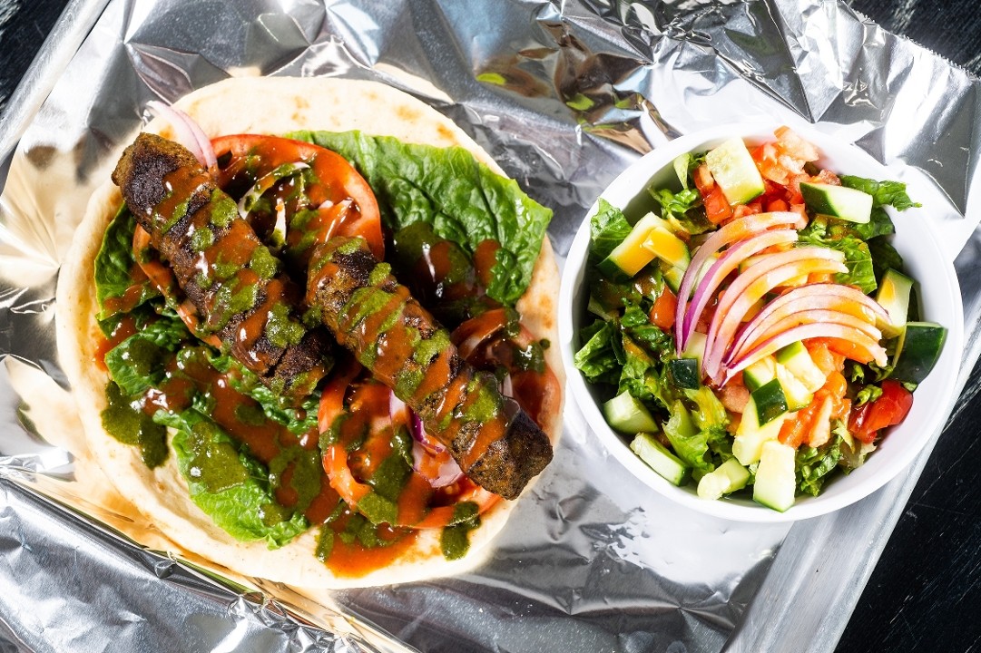Kebab wrap & Side Salad