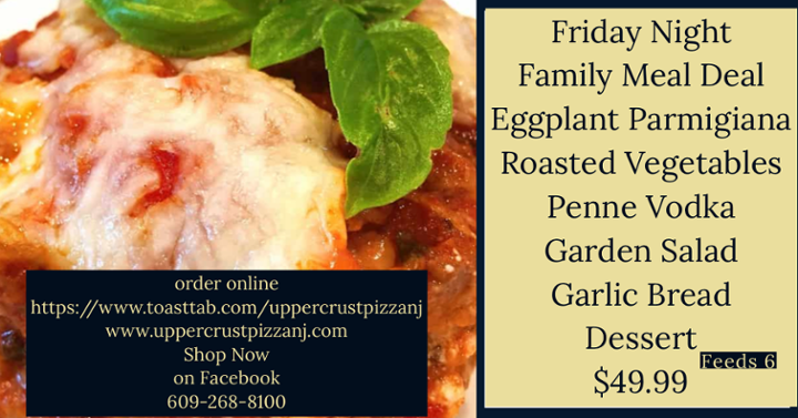 Friday Family Meal Eggplant Parmigiana Penne Vodka