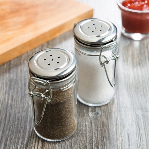 Resealable Salt & Pepper Shakers 2 oz