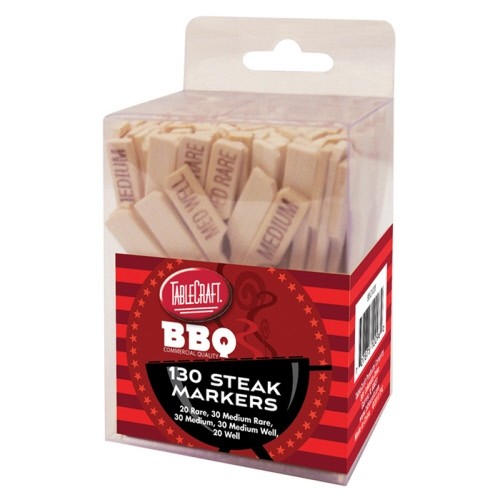 Steak Markers, Assorted (Pack of 130)