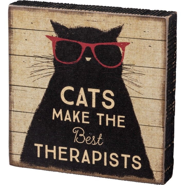 Block Sign-Cat Therapist