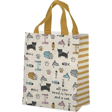 Daily Tote-Love And A Cat