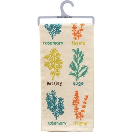 Dish Towel-Herbs