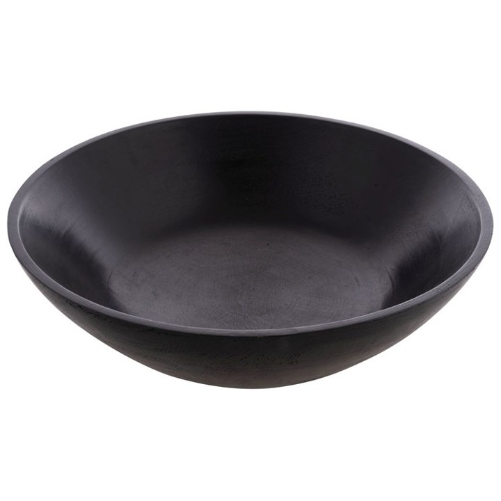 Black Wooden Bowl-LG