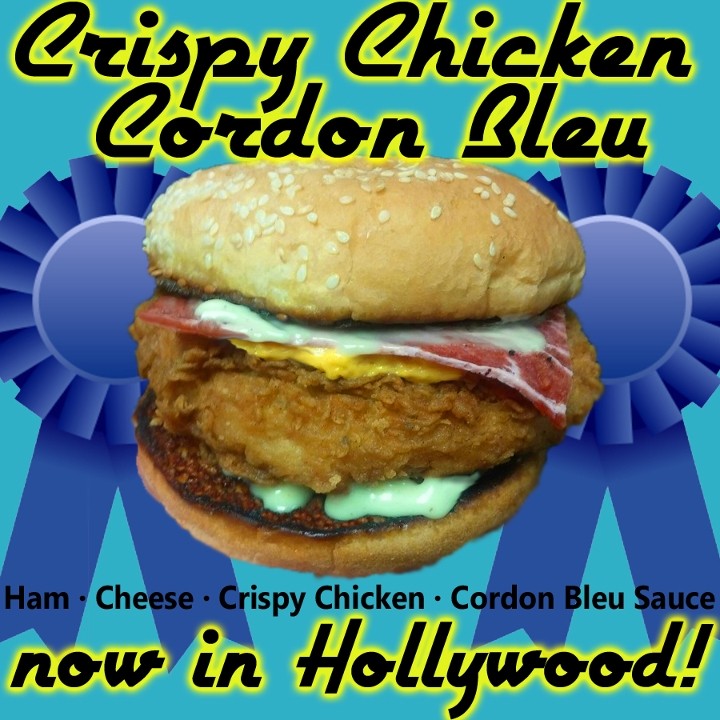 Crispy Chicken Cordon Bleu Sandwich