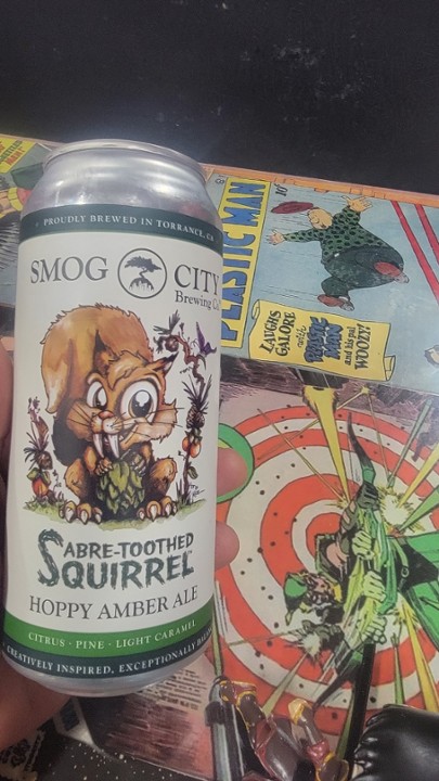 Smog City Sabre-Toothed Squirrel 16 oz Can