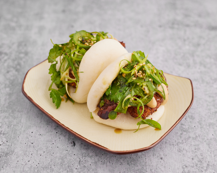 Fried Eggplant Bao