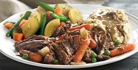 Braised and Slow-Roasted Pot Roast