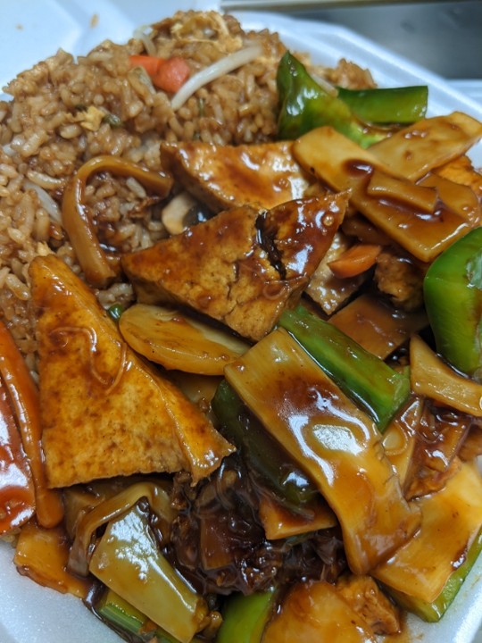 Tofu with Mushrooms