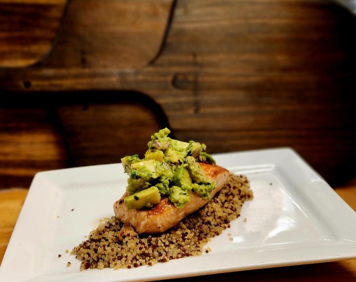 Salmon with Citrus Avocado Salsa